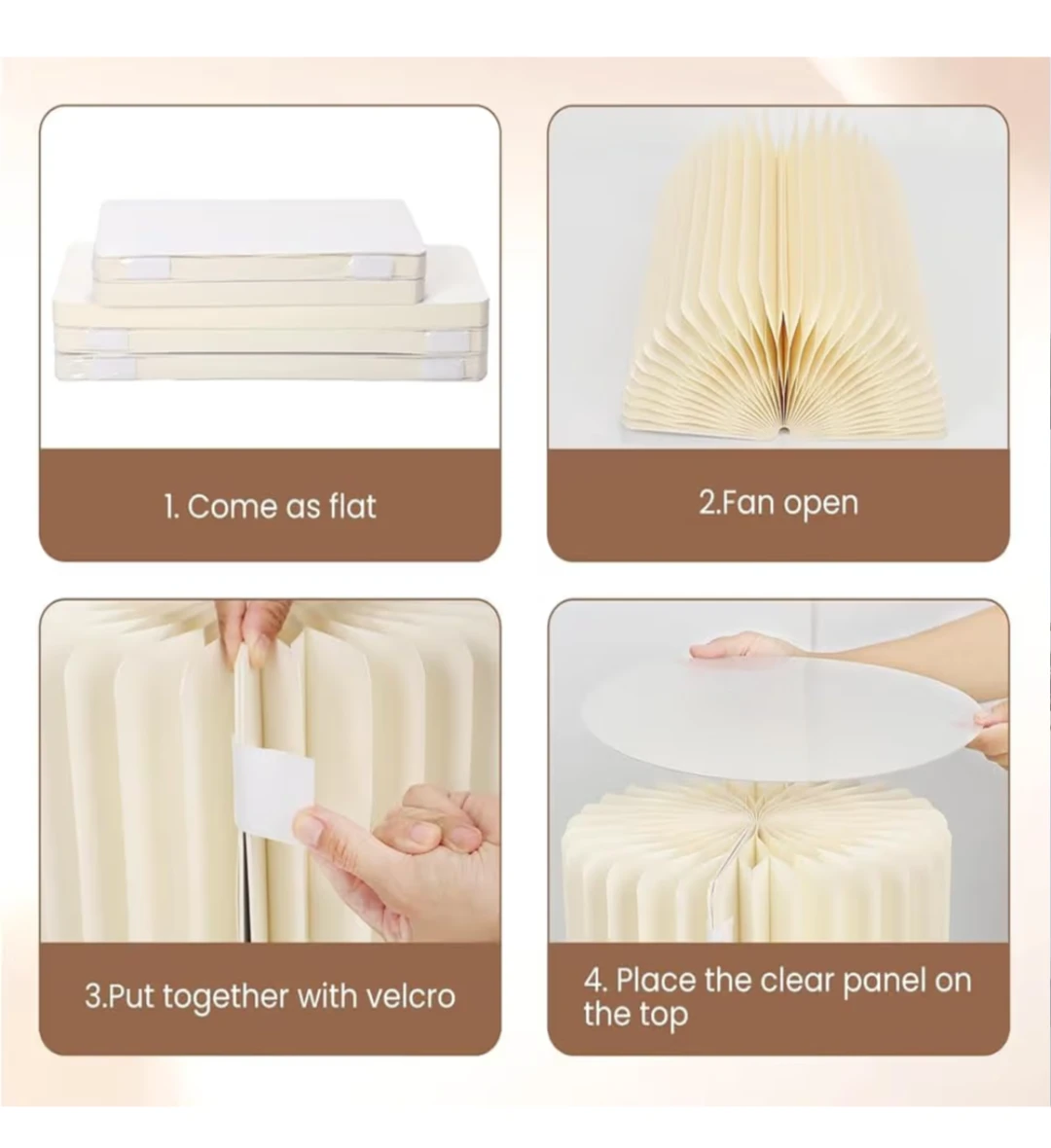 Set of 4 Fluted Pedestal Stands - photo 4