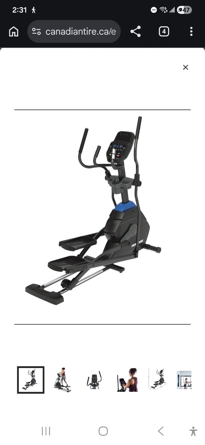 Horizon elliptical