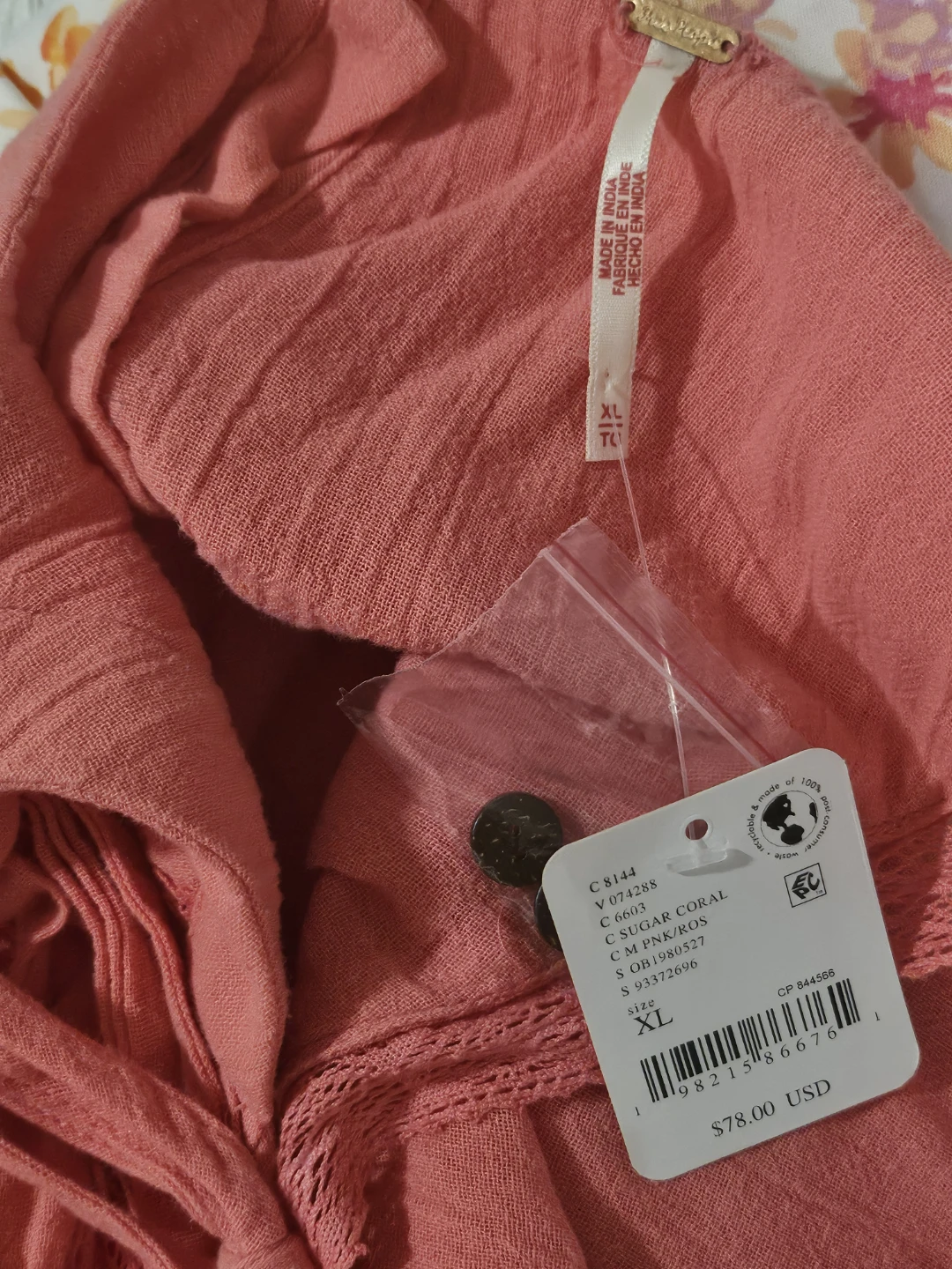 Breezy Coral Cutout Mini Dress - photo 4
