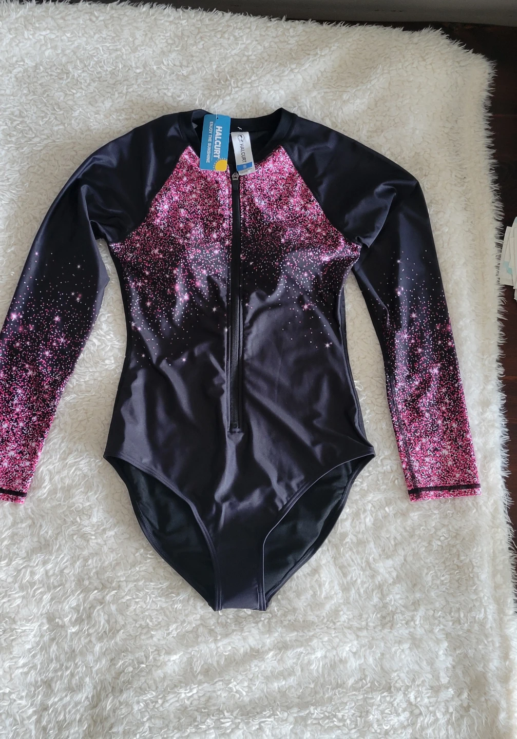 BNWT Women's Long Sleeve One Piece Swimsuit - Small - photo 2