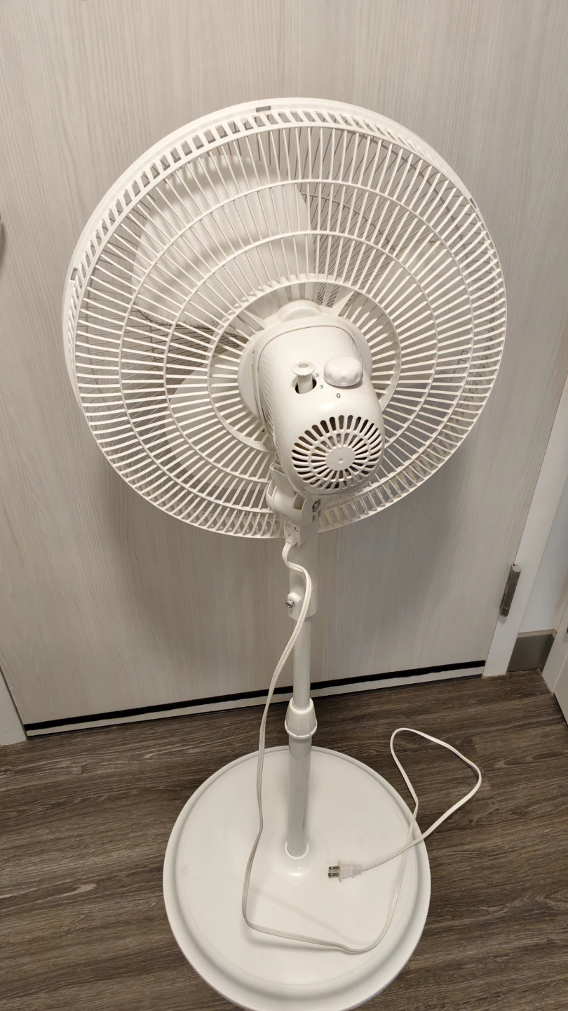 Super Silent White Pedestal Fan - photo 4