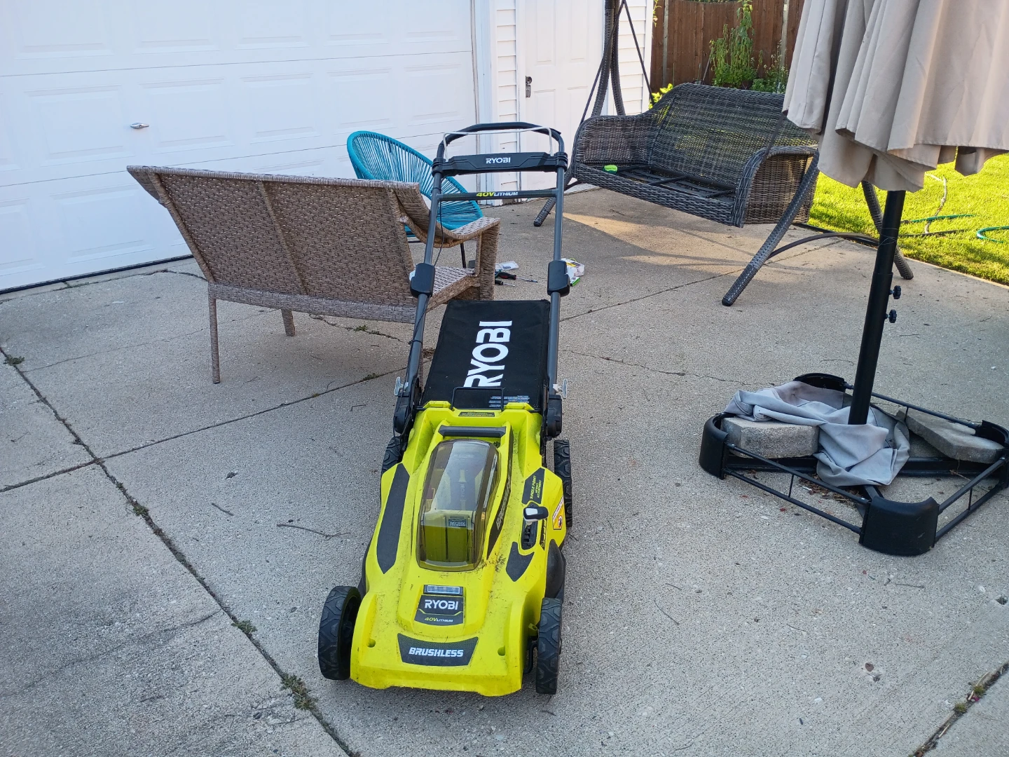 Ryobi 40V Brushless Electric Lawn Mower