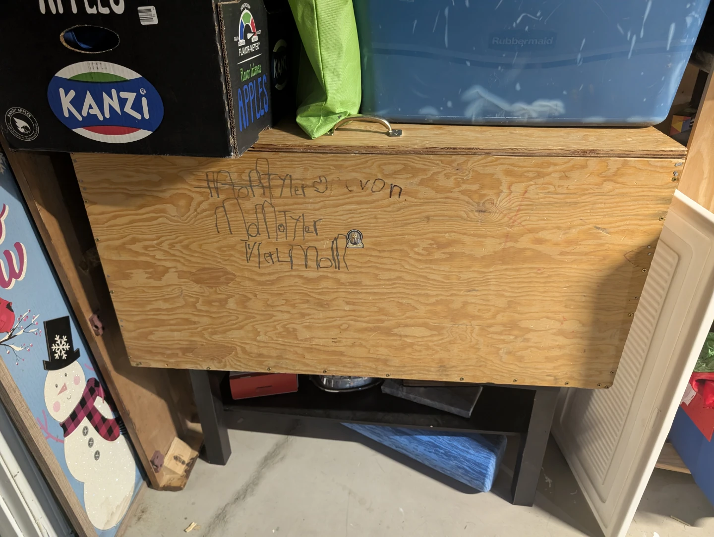 42-Inch long X 25 inch wide x20.5  inch high toy box