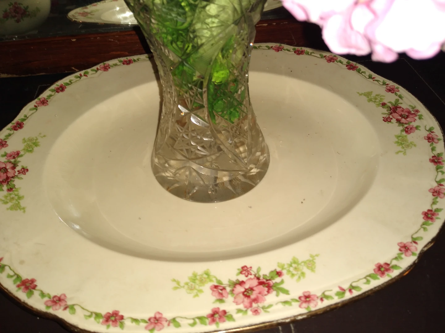 Beautiful three-piece antique serving set - photo 2