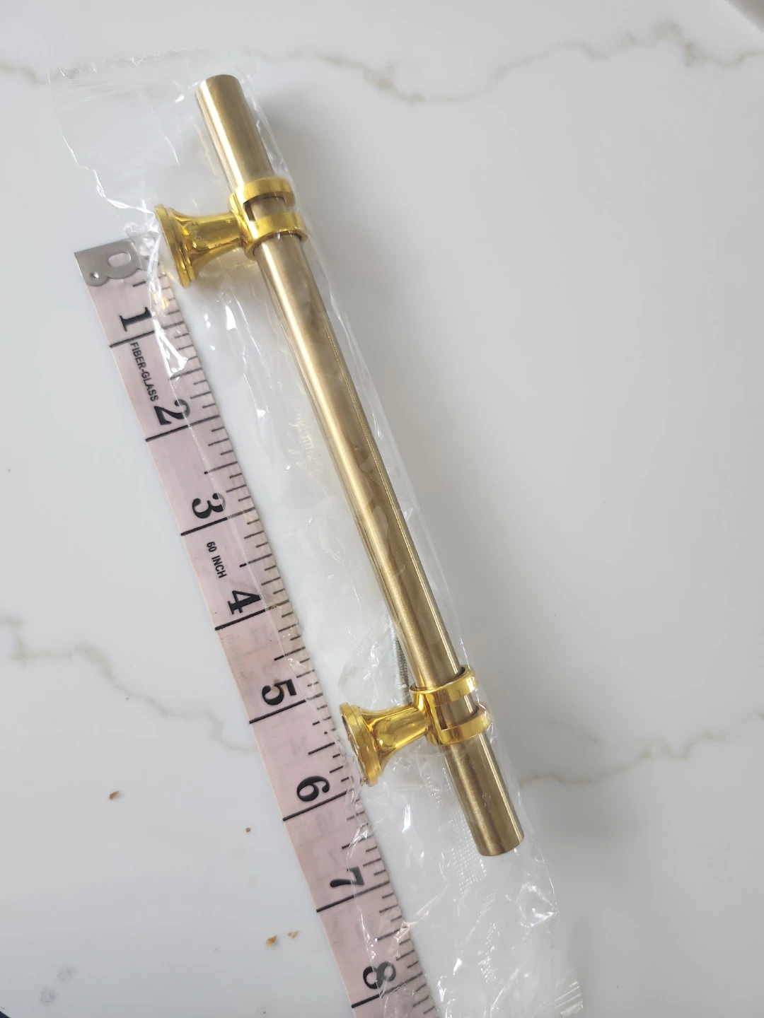 Set of 5 Gold Drawer Pulls / Cabinet Handles - photo 5