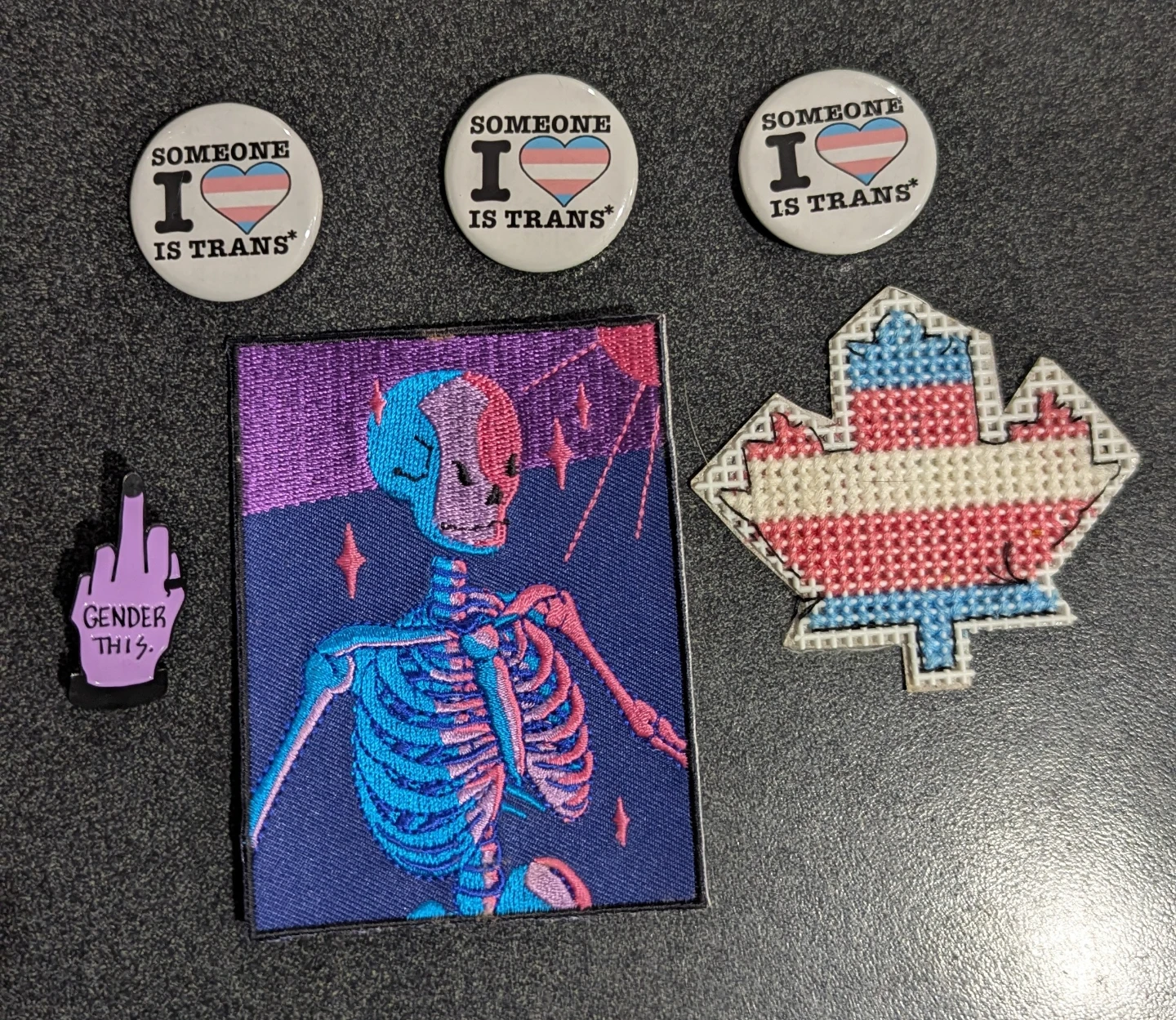 LGBTQ pins buttons and iron-on patch
