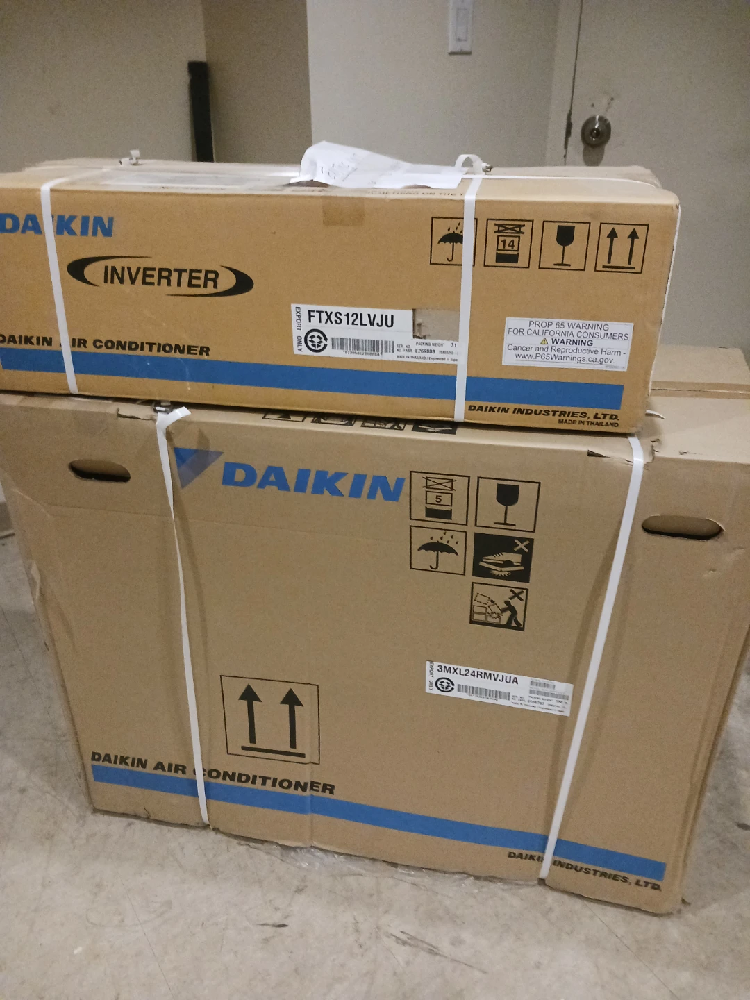 Daikin FTXS12LVJU Inverter Air Conditioner Indoor Unit
