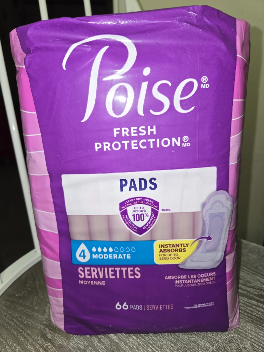 Poise size 4 (66 pads in pack)