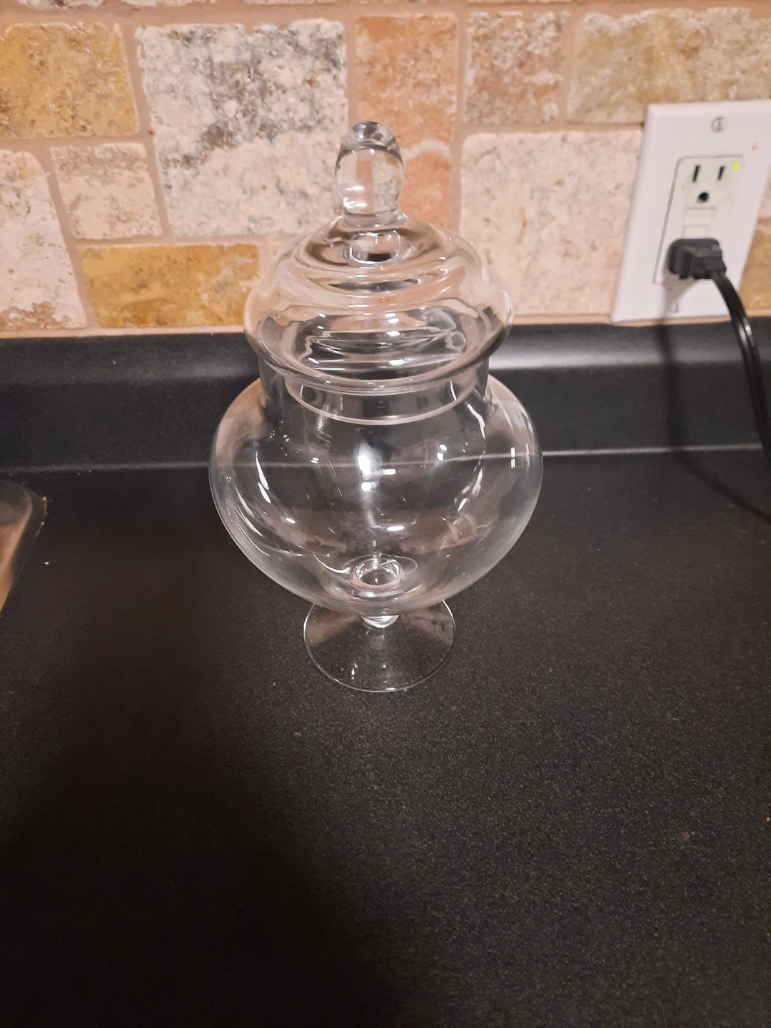 Glass Candy Jar with Lid