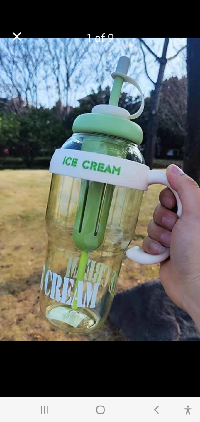 Ice Cream Tumbler with Straw - photo 3