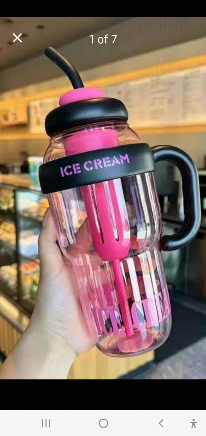 Ice Cream Tumbler with Straw - photo 4