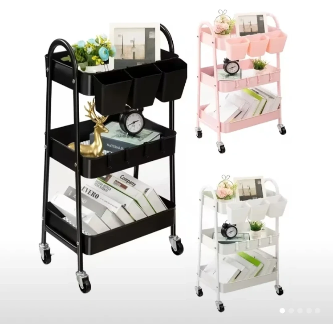 3-Tier Rolling Storage Cart BNIB - photo 3