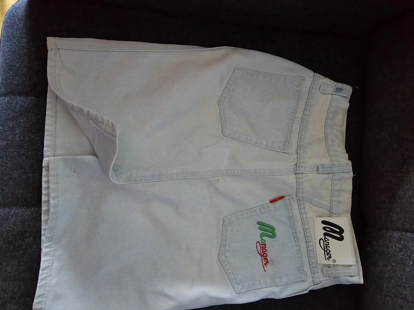 Manager Denim Skirt - Light Wash - photo 2
