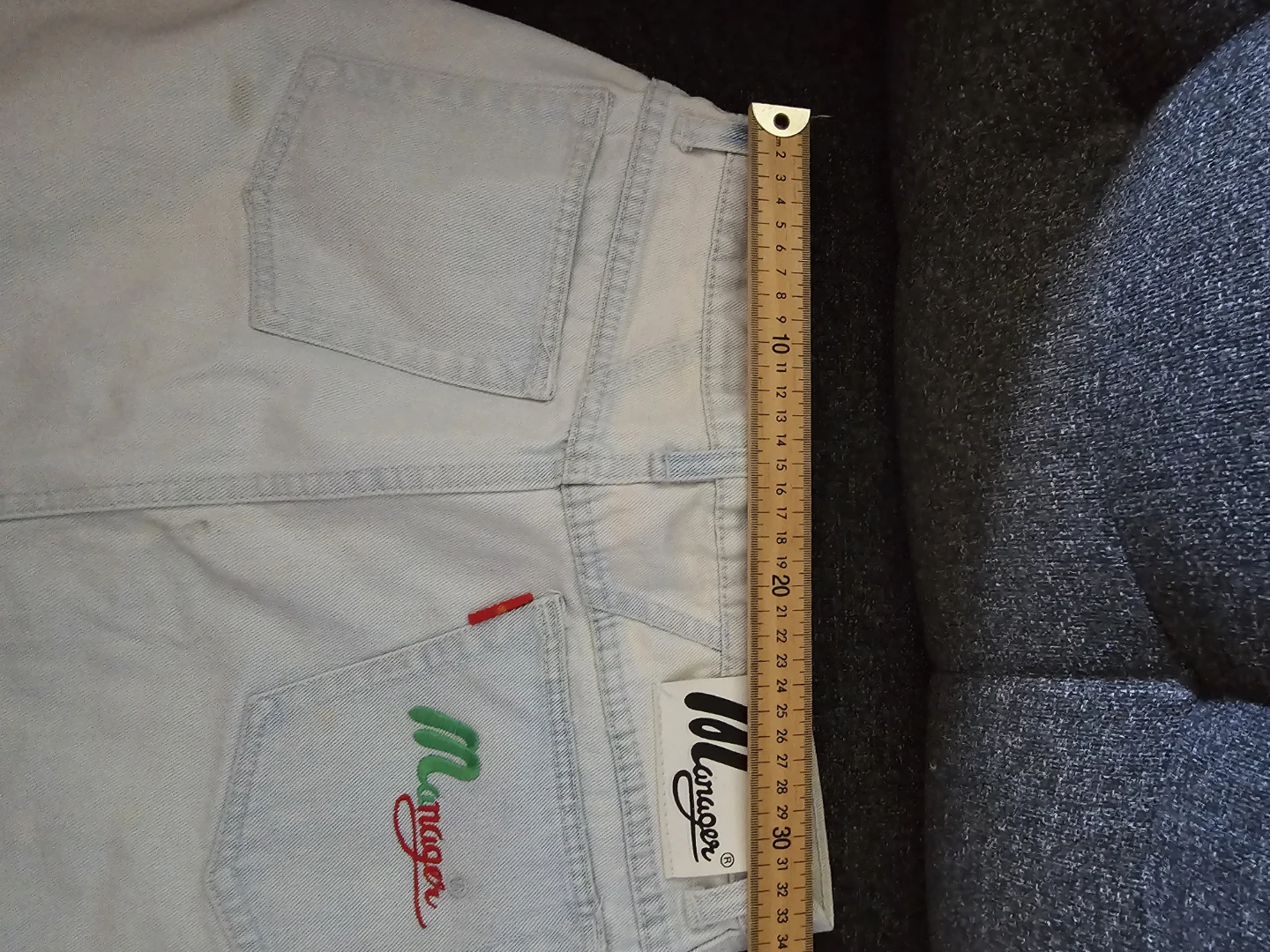 Manager Denim Skirt - Light Wash - photo 3