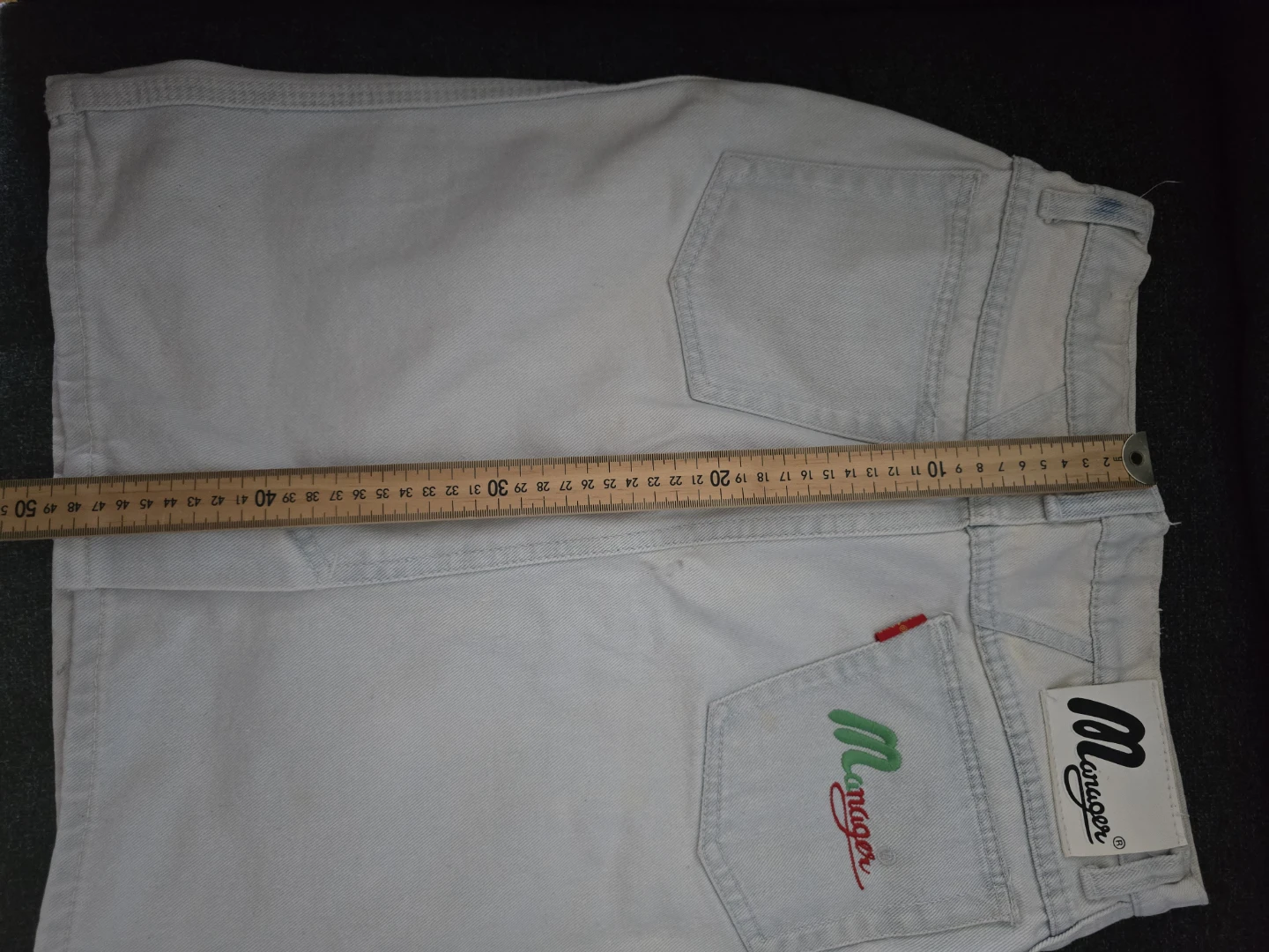 Manager Denim Skirt - Light Wash - photo 5