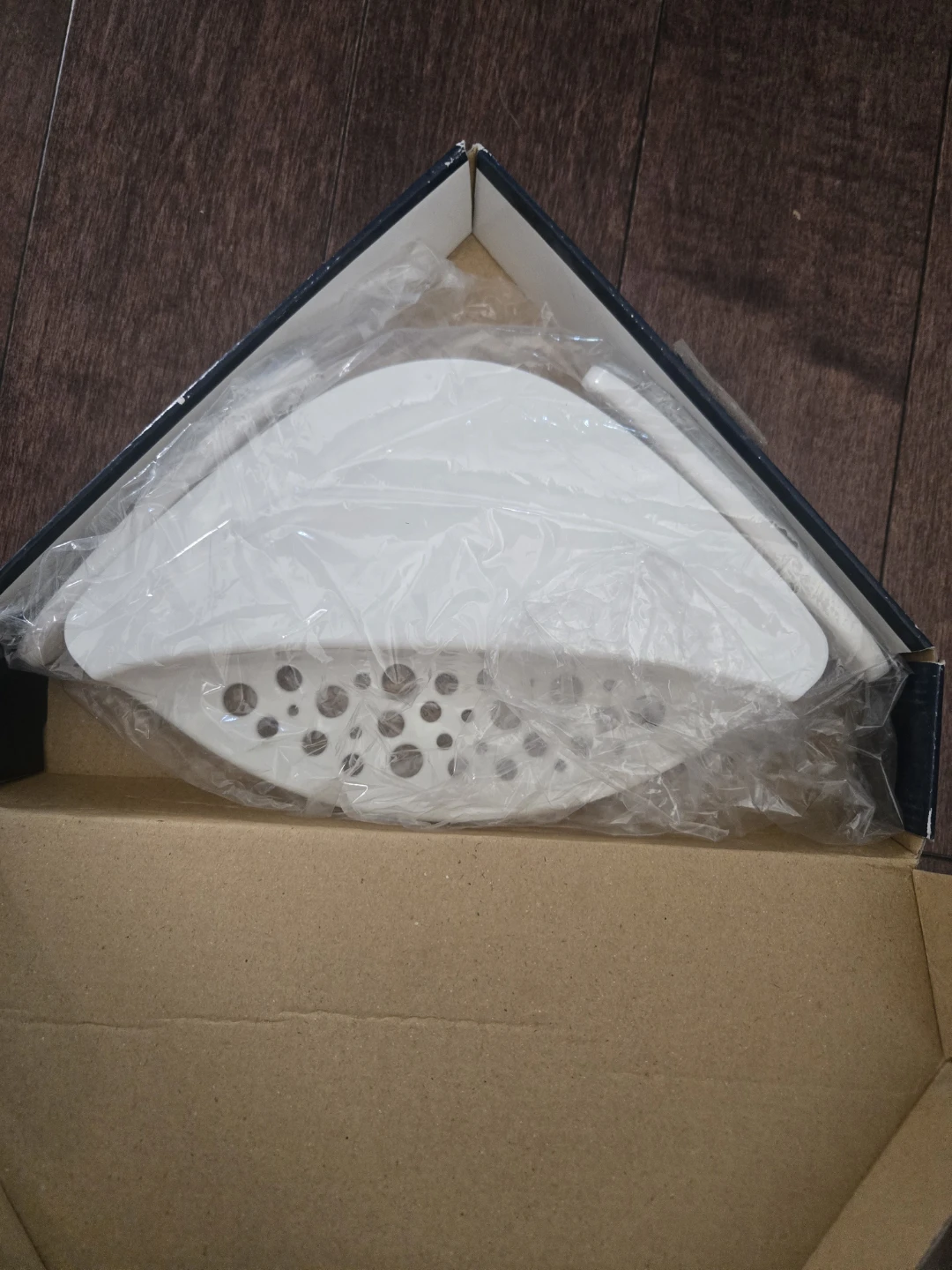 Corner Smart Porcelain White Bathroom Shelf - photo 2