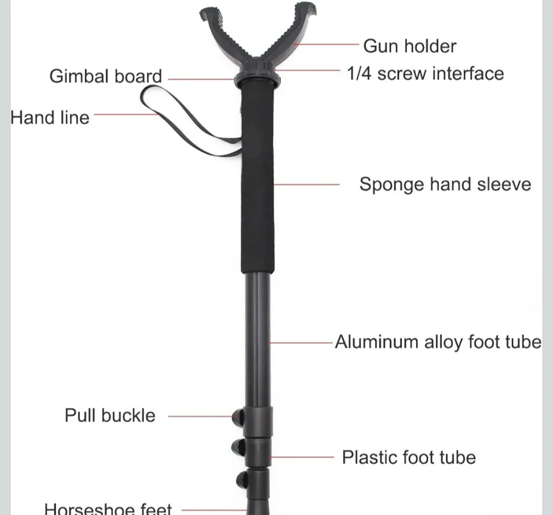 Adjustable Gun Stick Monopod - photo 2