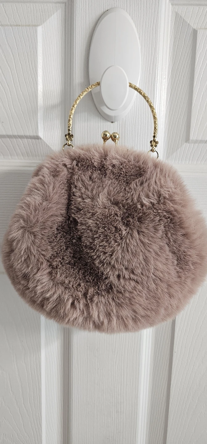 Faux Fur Evening Clutch Purse - photo 2