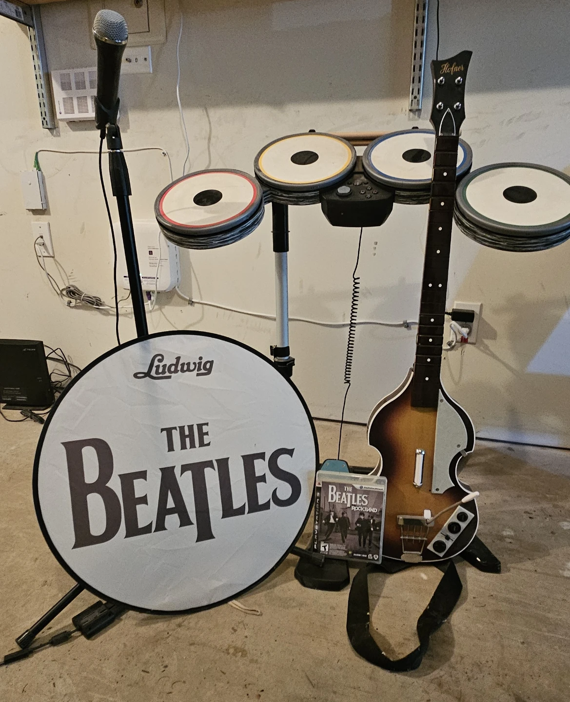The Beatles: Rock Band Drums and Guitar Bundle