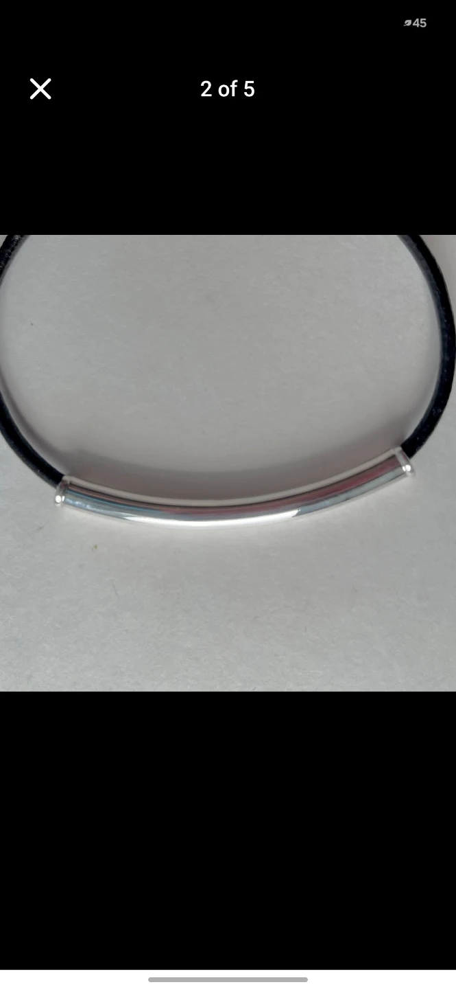 Silpada Sterling Silver Leather Bracelet - photo 2