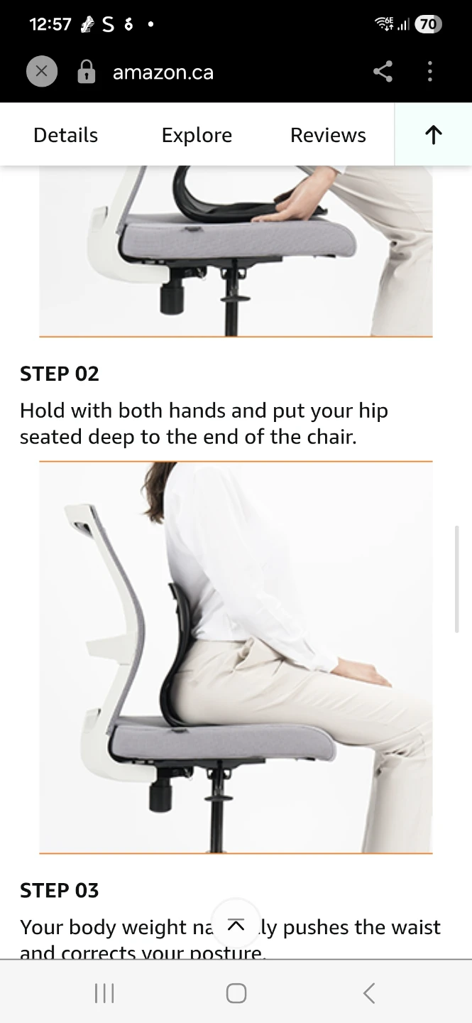 Curble Chair WIDER Posture Corrector - photo 5