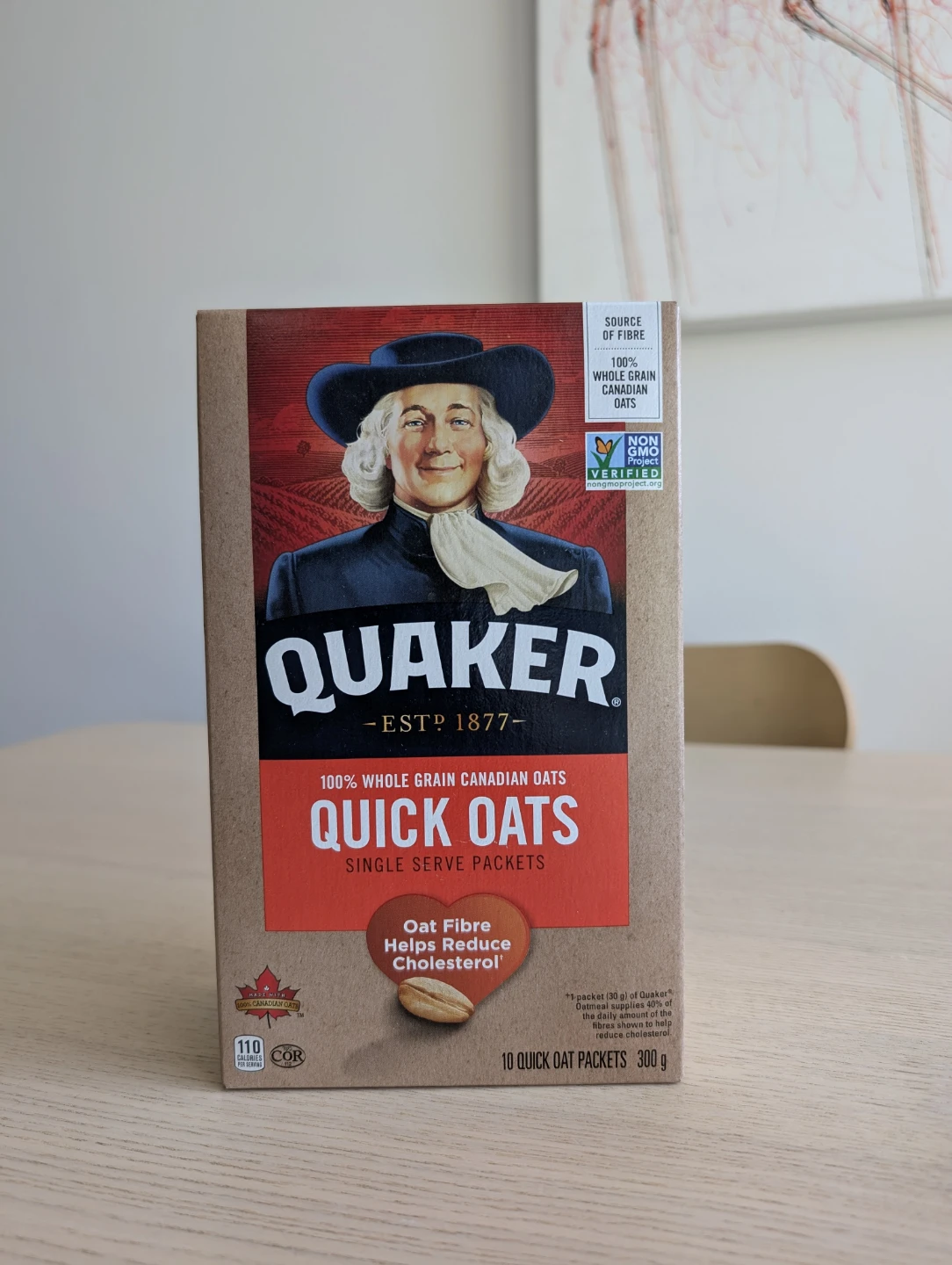 Quaker Quick Oats - 100% Whole Grain Canadian Oats