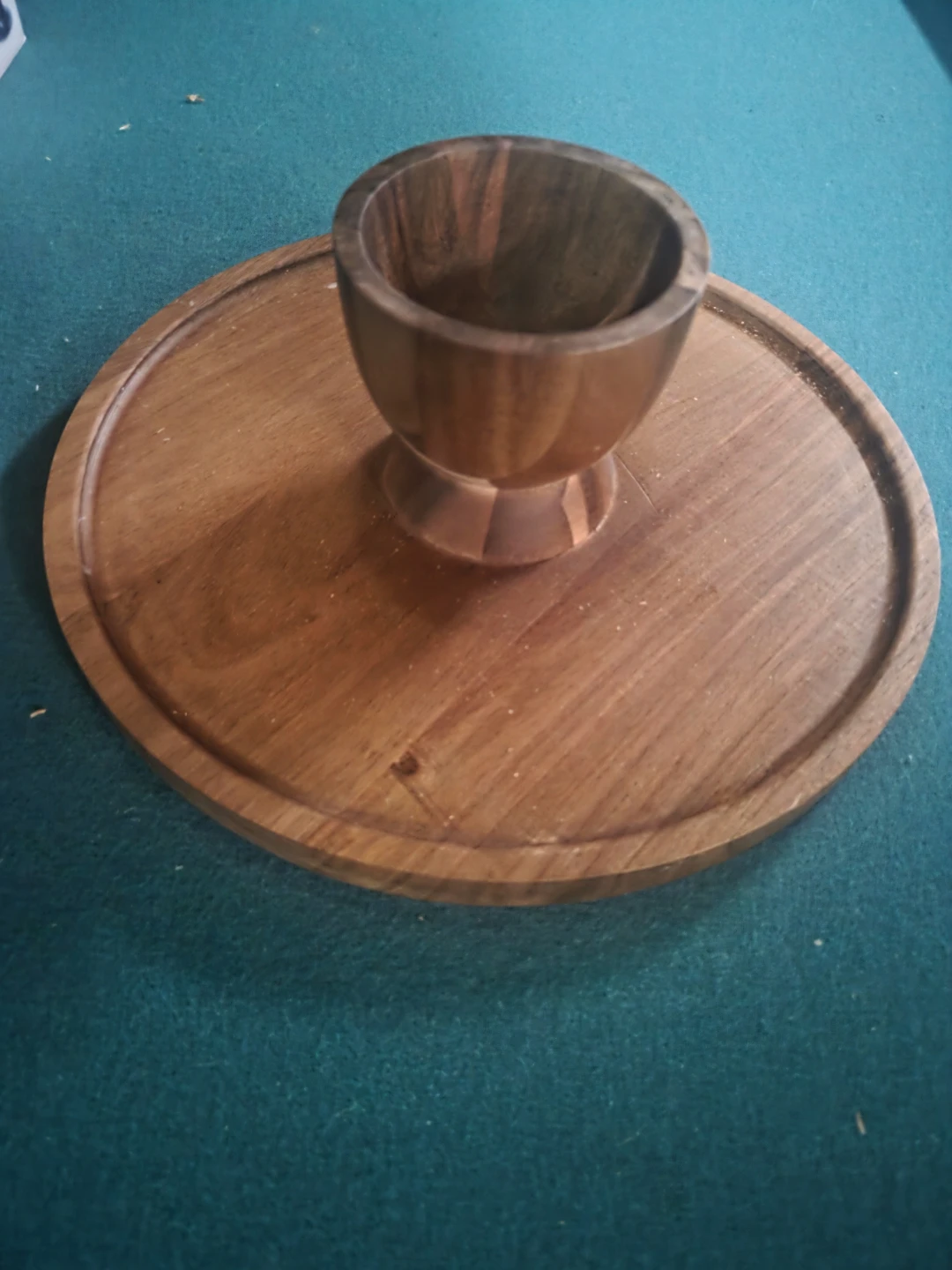Wooden Chip and Dip Platter
