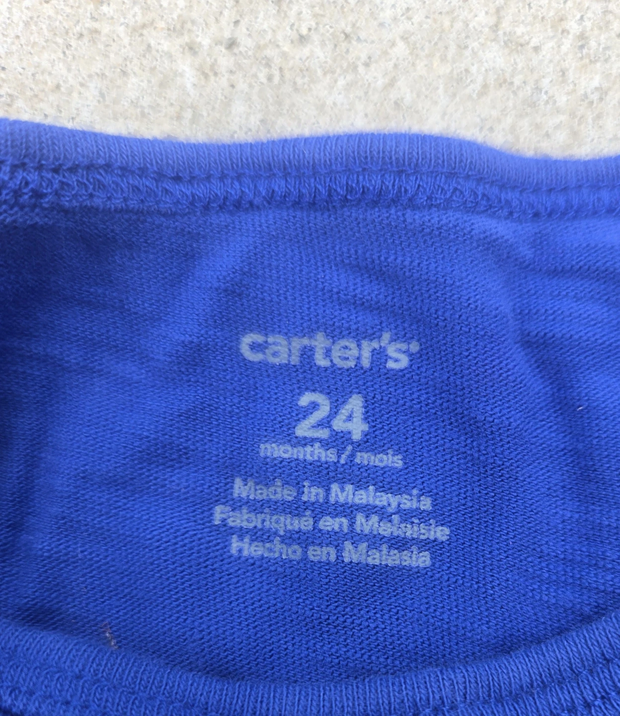 Carter's Blue "We All Dream of Ice Cream" T-Shirt Size 24 Months - photo 3