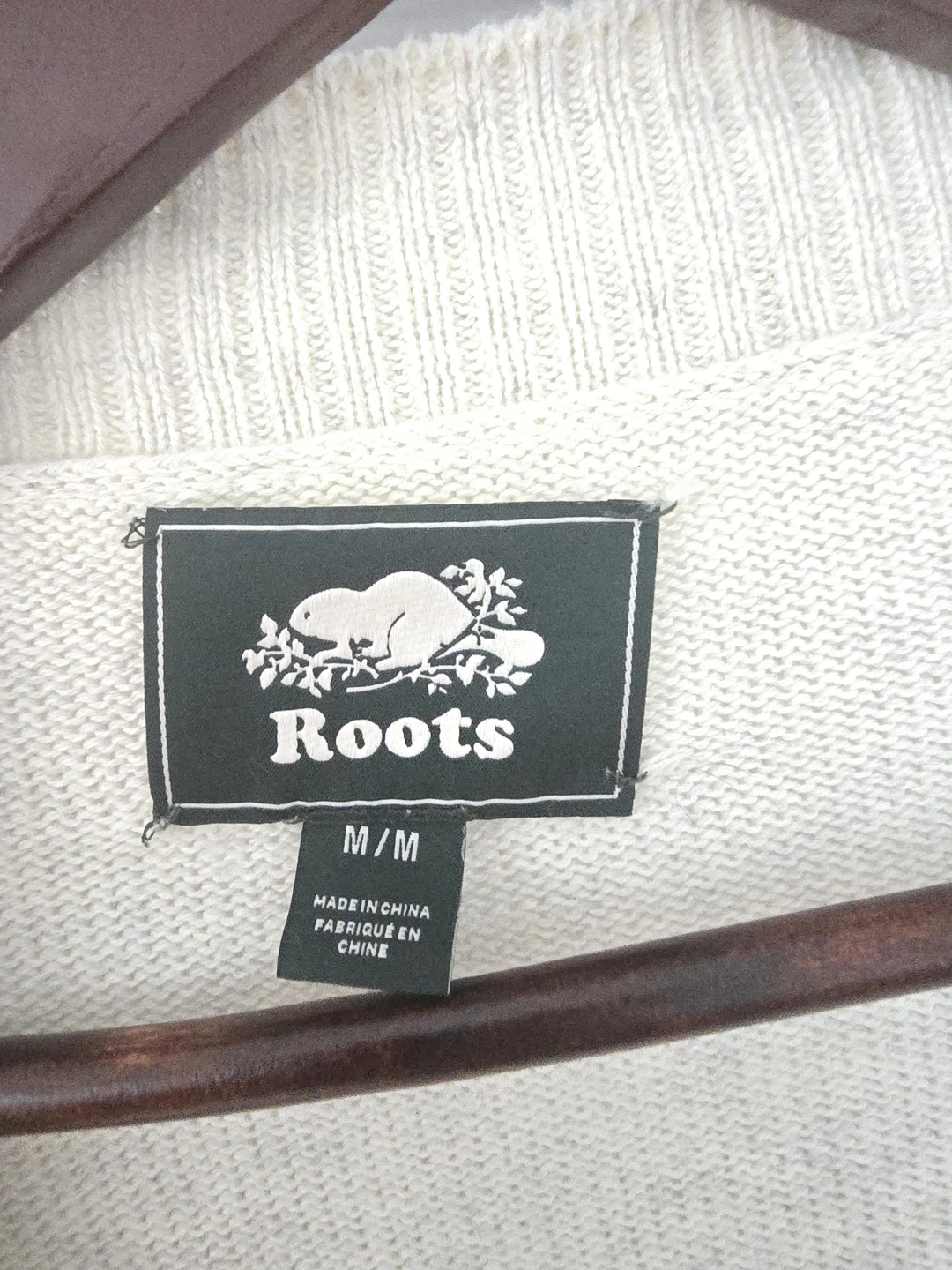 Roots Cardigan Sweater - Beige - Medium - photo 3