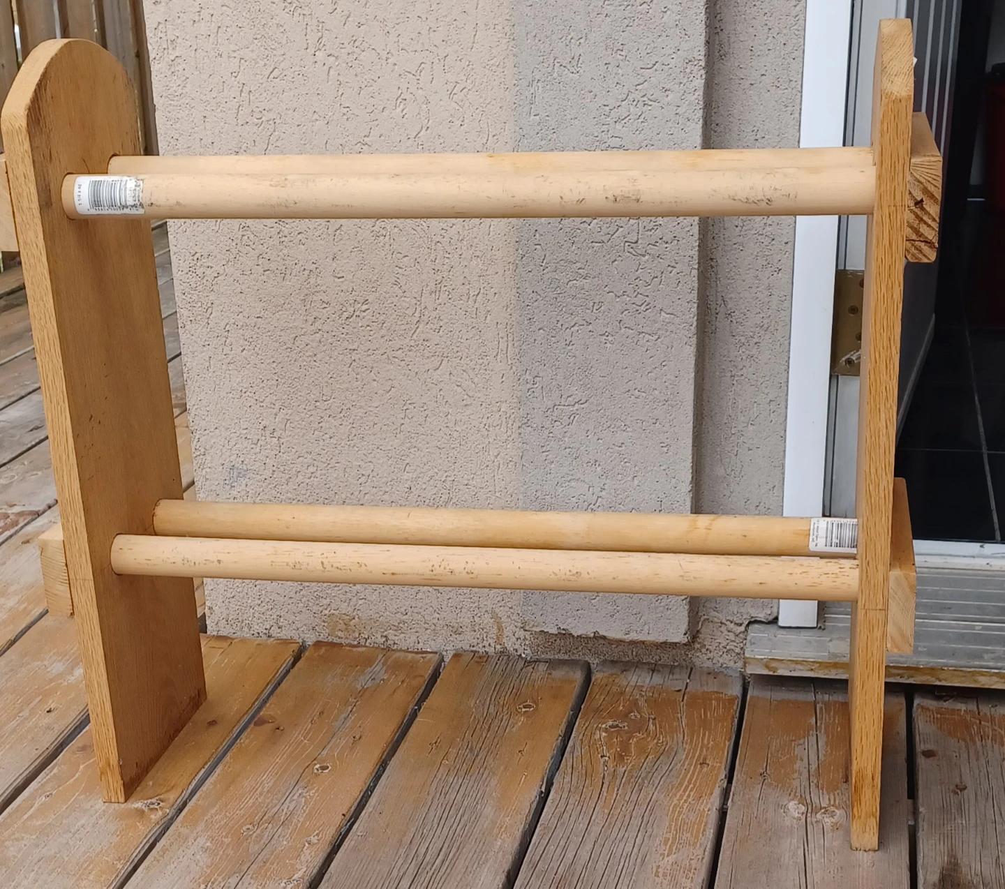 Wooden Quilt Rack / Towel Holder - photo 2