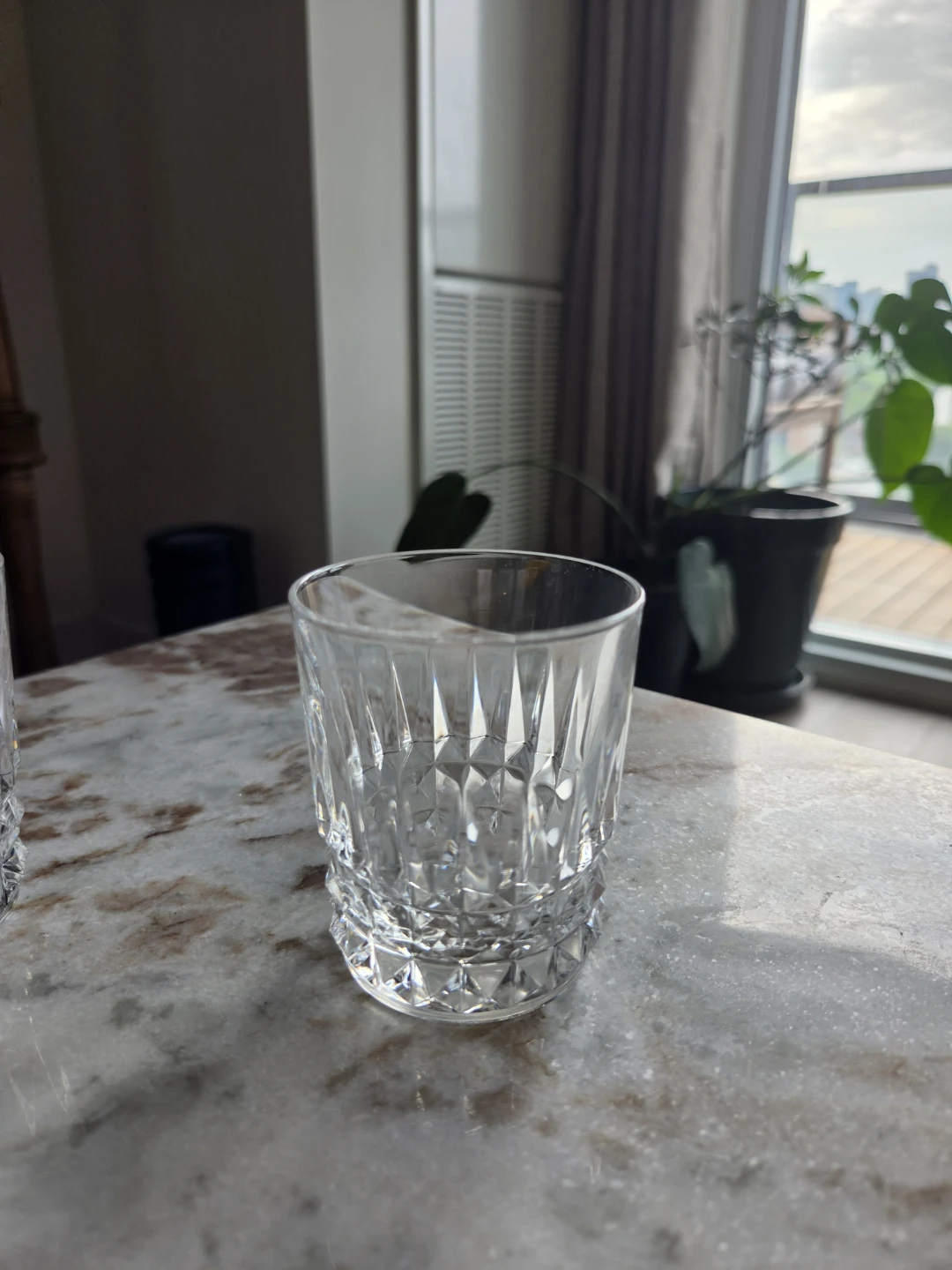 Set of 6 Crystal Cut Tumbler Glasses - photo 2