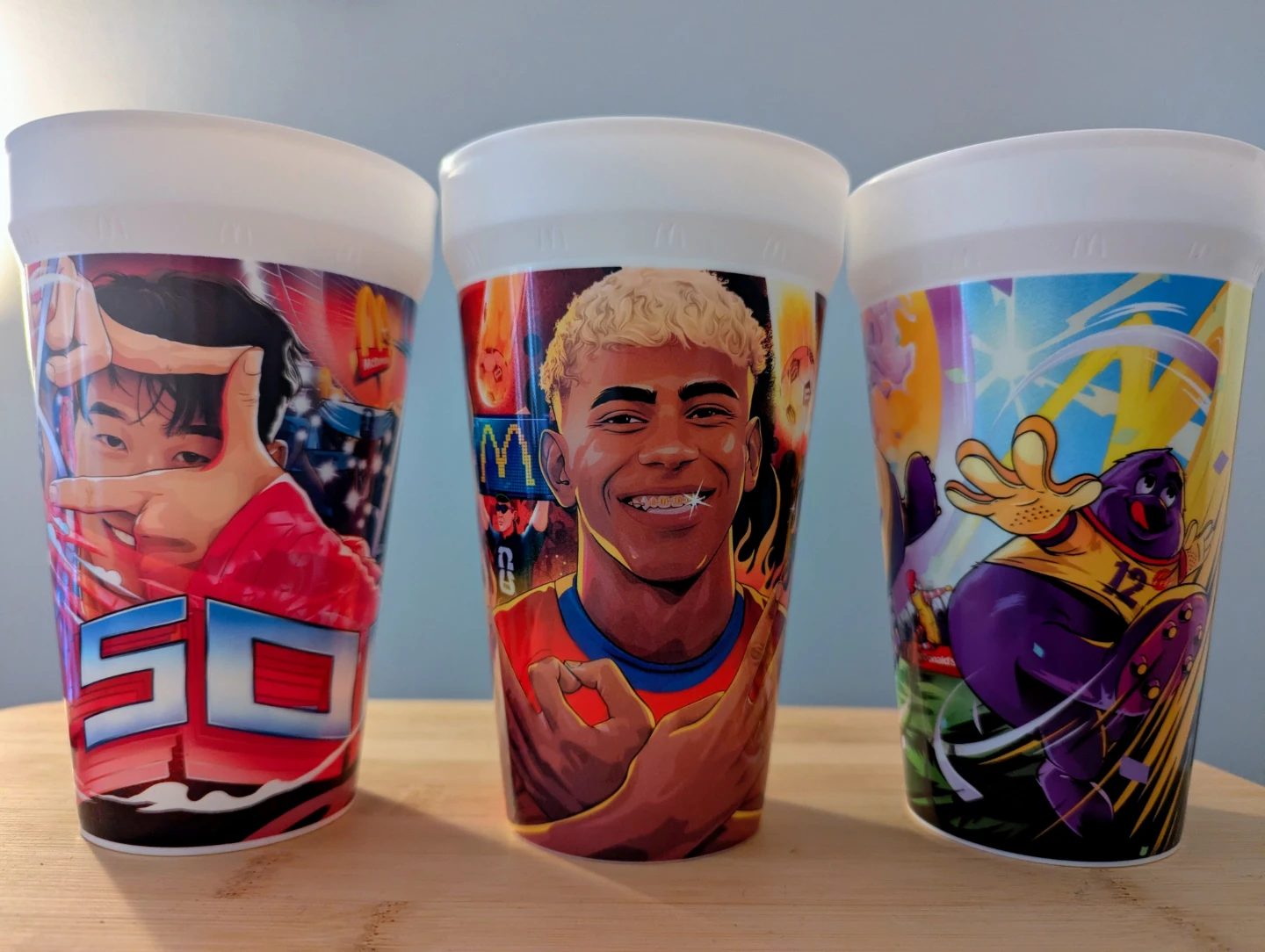 TRADE McDonald's World Cup Cups - Yamal, Son, & Grimace - photo 5
