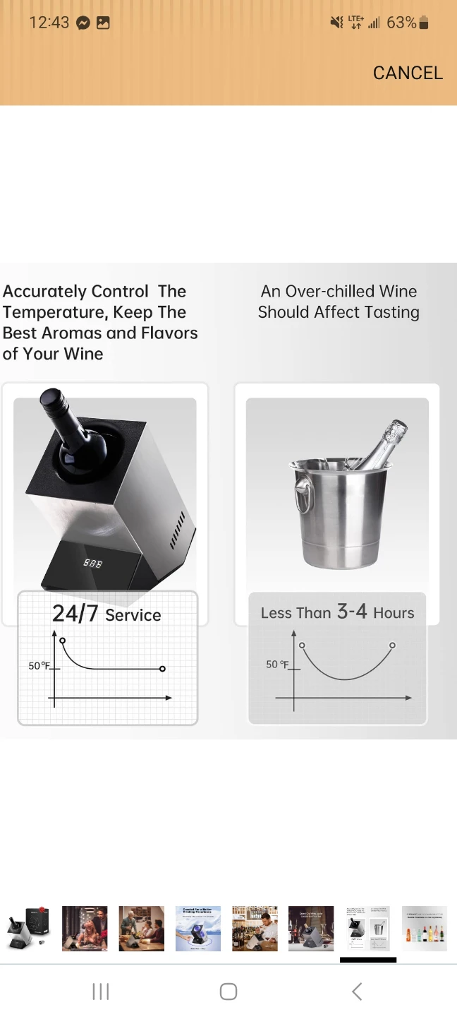 Cobalance Electric Wine Chille brand new r - photo 4