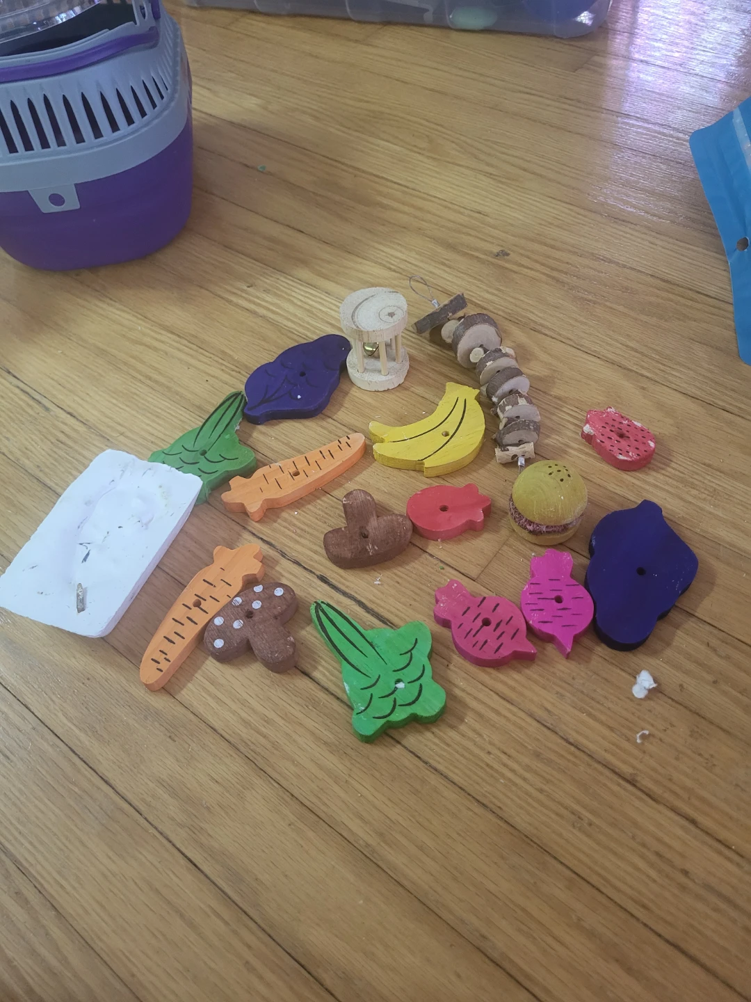 Wooden Pet Chew Toys Set