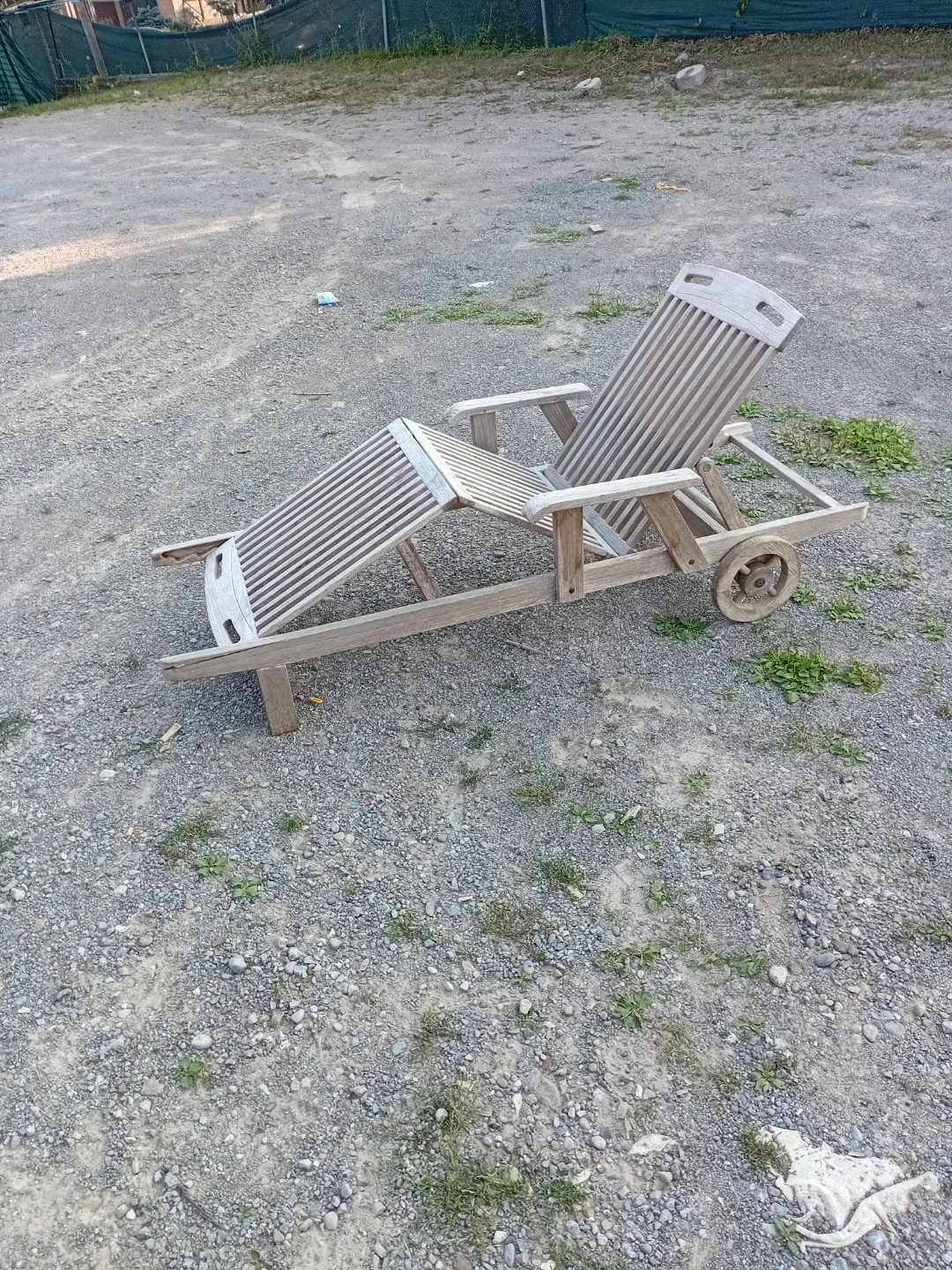 Teak lounge cars x 2