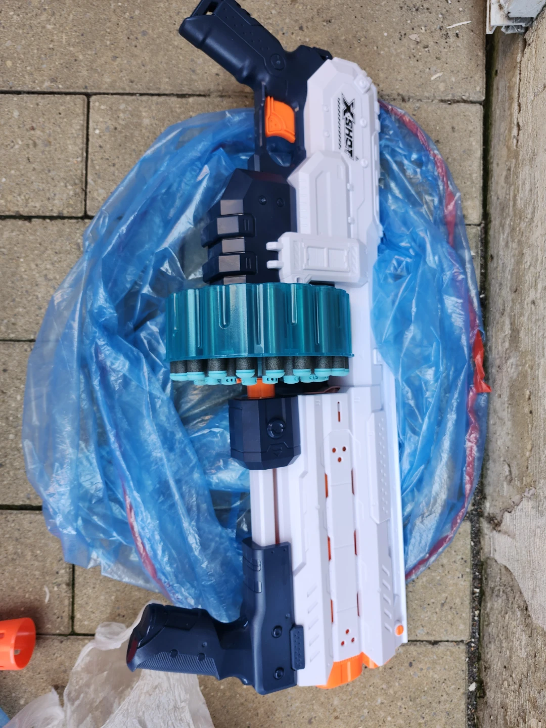 X-Shot Toy Blaster with Drum Magazine