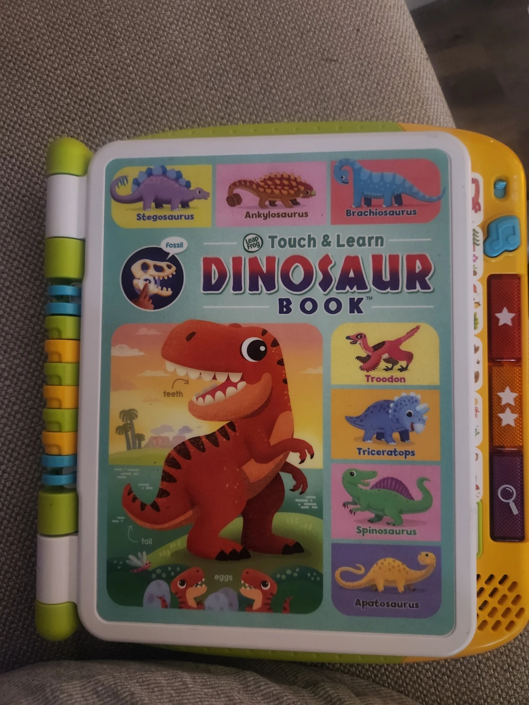 LeapFrog Touch & Learn Dinosaur Book