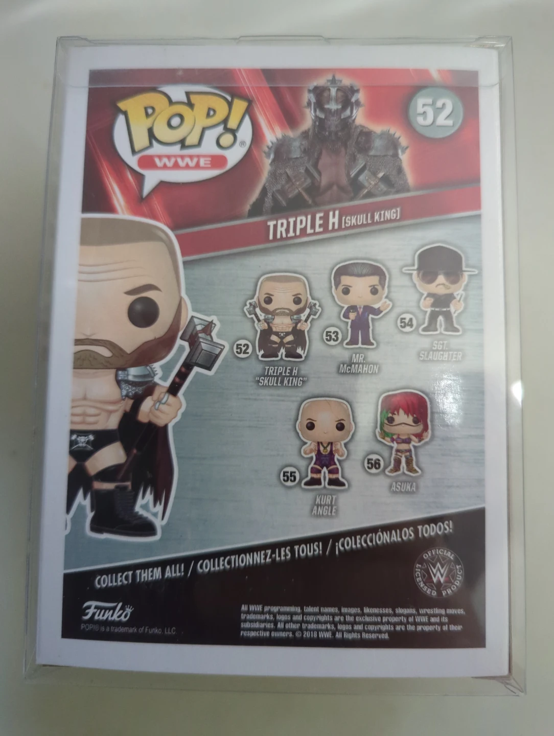Funko Pop! WWE Triple H (Skull King) #52 Vinyl Figure - photo 3