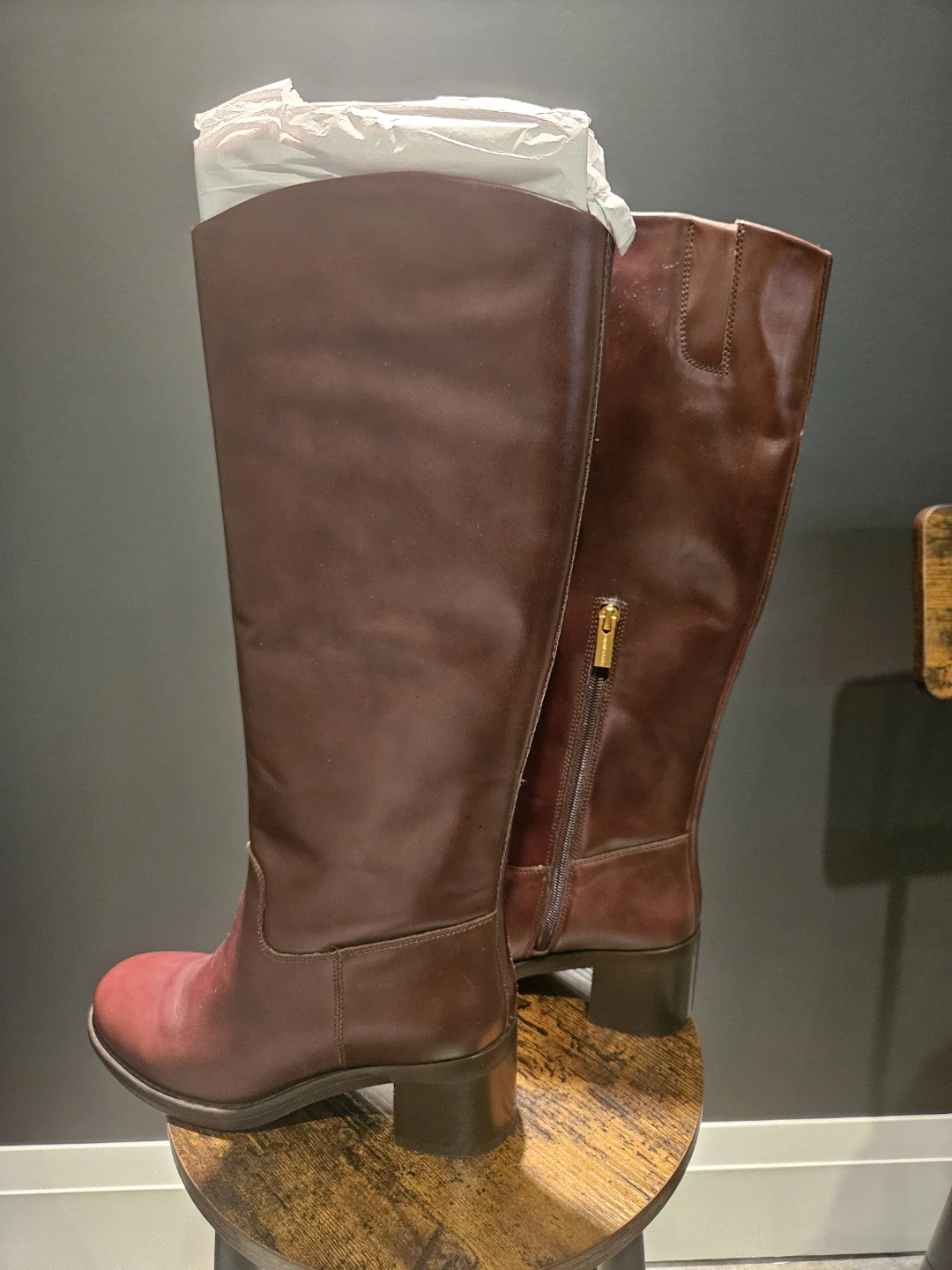Vince Camuto Amree Knee-High Leather Boots - (Size 8.5M) - NIB - photo 2