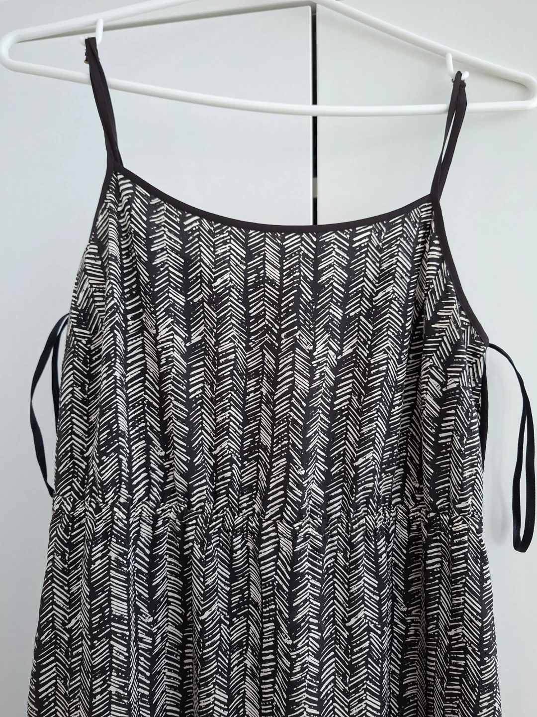 LOFT Black and White Pattern Maxi Dress - photo 2