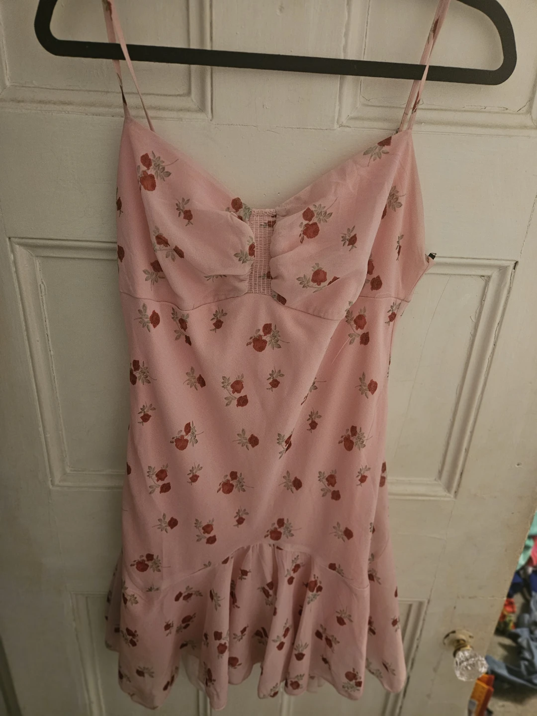 Forever 21 Pink Floral Slip Dress