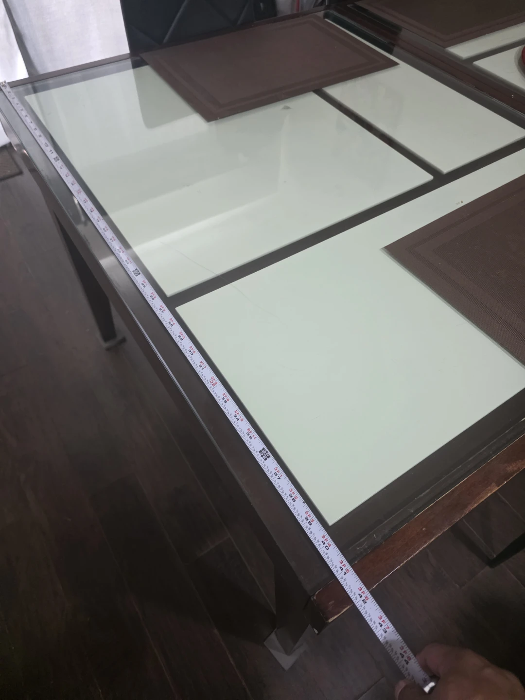 Dining Table with Glass Top