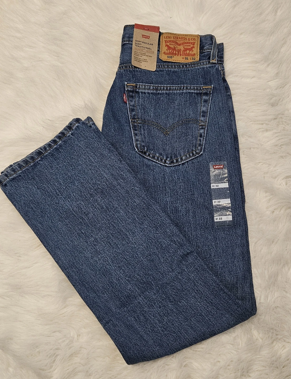 Levi's 505 Regular Fit Jeans Men's 31x32
