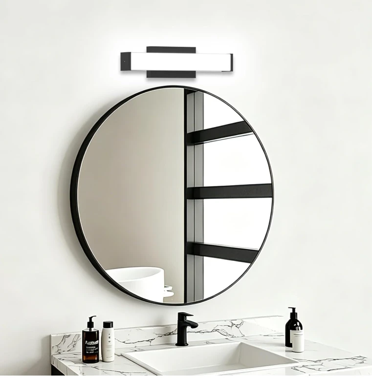 Modern Bathroom Vanity Light Fixture with Stepless Dimming