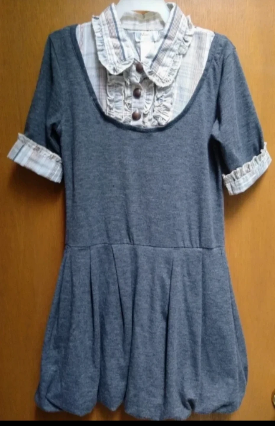 Girl's Ruffle -Blouse Dress