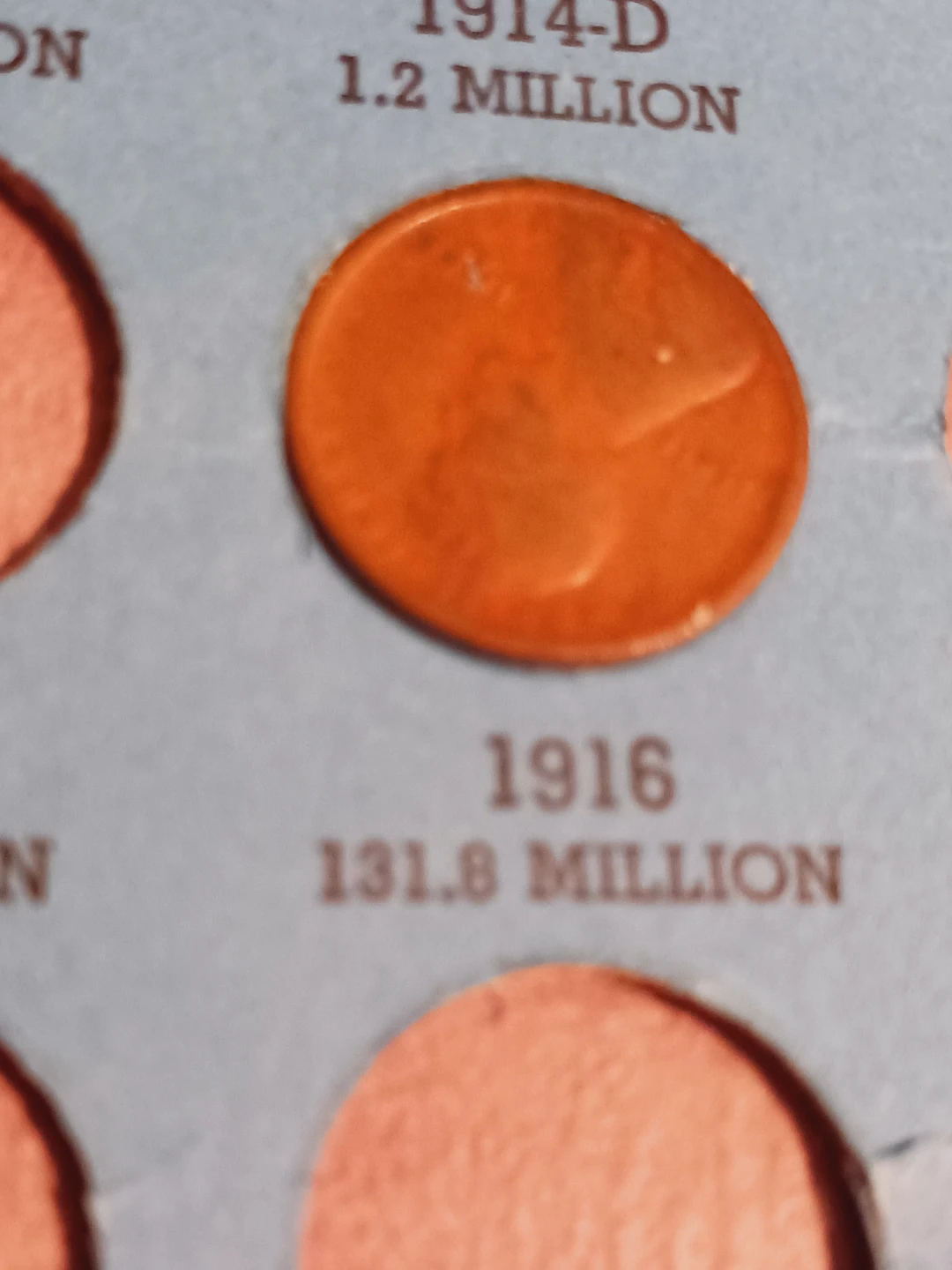 1916.  Lincoln Head Penny Collectible 1 Cent coin - photo 4
