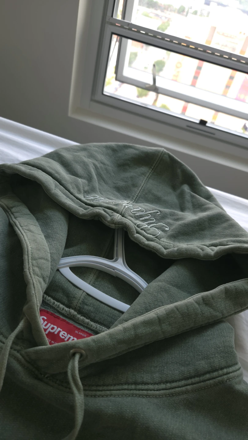 Supreme Overdyed Hooded Sweatshirt SS15 - photo 2
