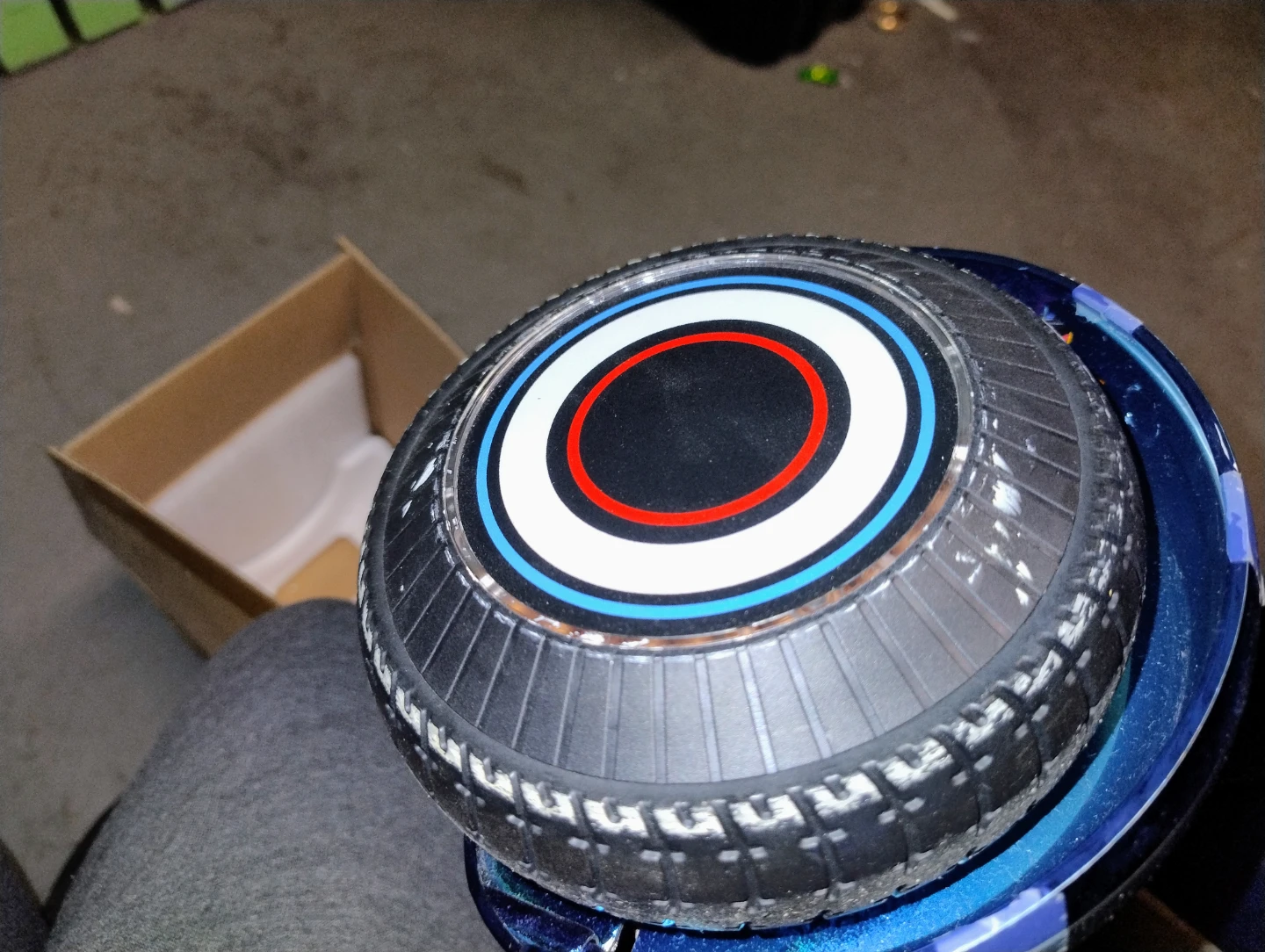 Blue Hoverboard Self-Balancing Scooter