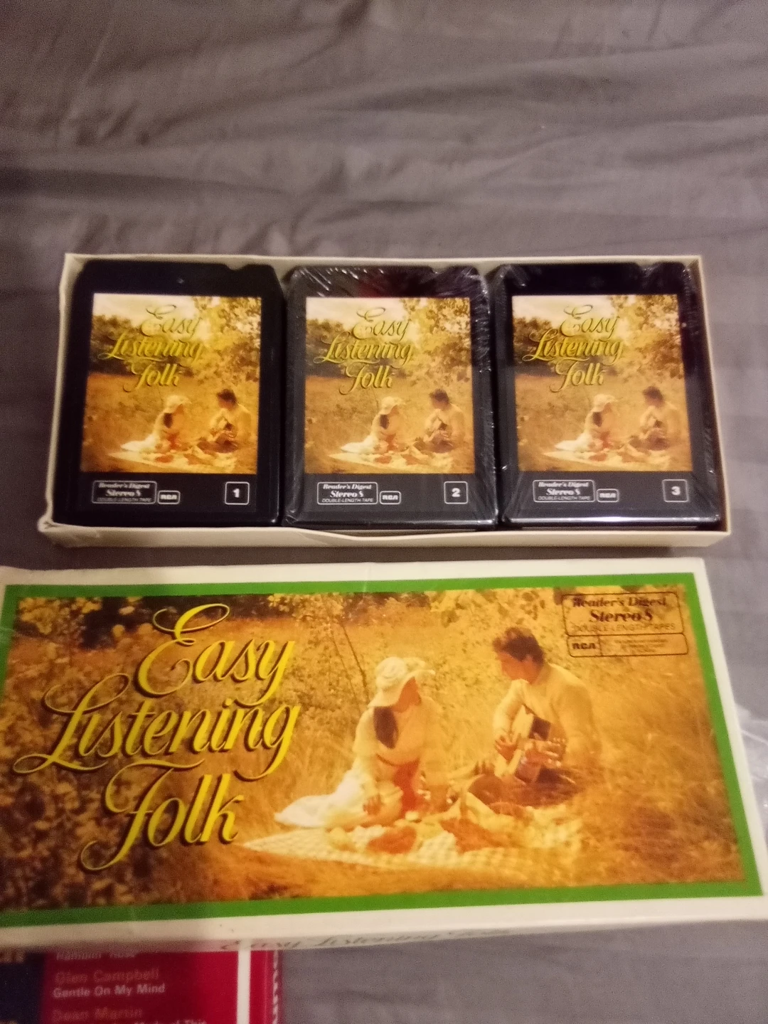 Reader's Digest Easy Listening Folk 8-Track Tapes