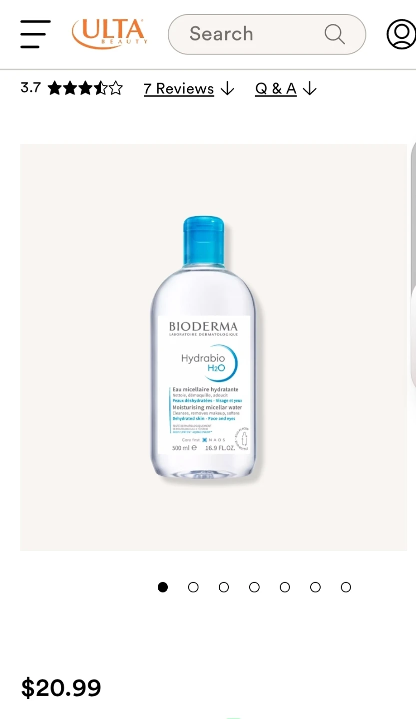 Bioderma Hydrabio H2O Moisturising Micellar Water - 500 ml - photo 2